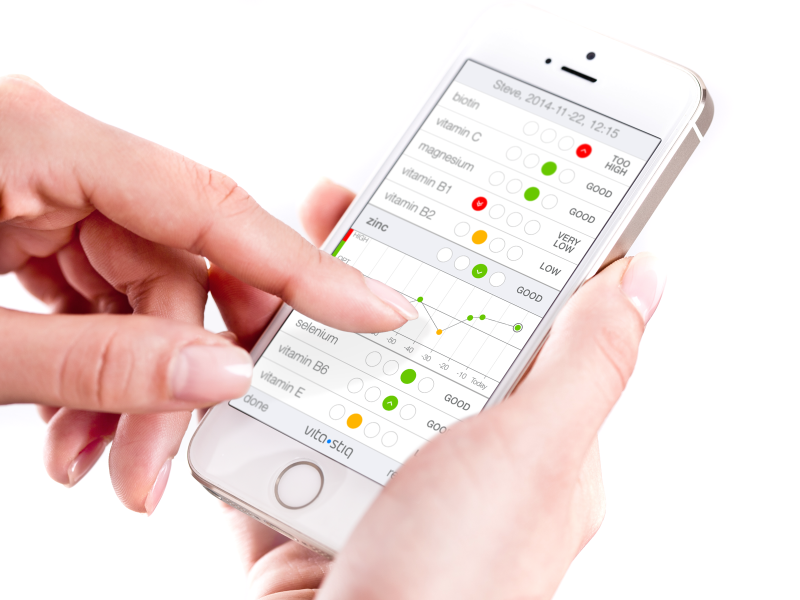 Vitastiq app tells you where you have vitamin deficits.